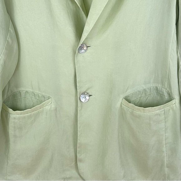 ZARA Fillsens Light Green Pistachio Loose Fit Summer Blazer Women's Size Small - Picture 9 of 9
